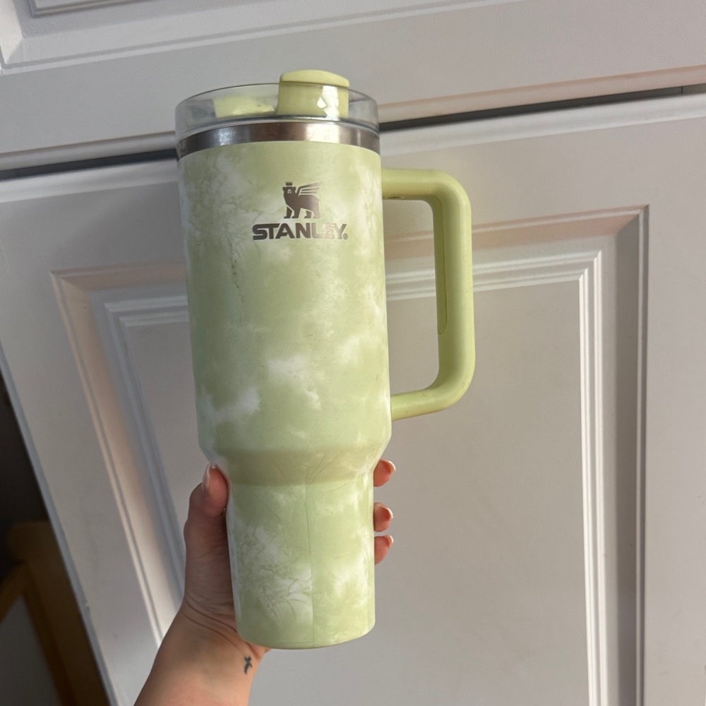 Stanley Light Green Tumbler with Handle